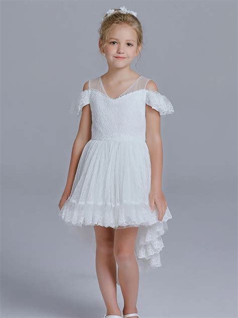 12 Year Old Girls Baby Front Short Long Back White Queen Party Free ...