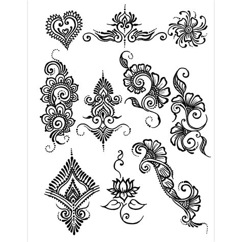 Henna Design Drawing at GetDrawings | Free download