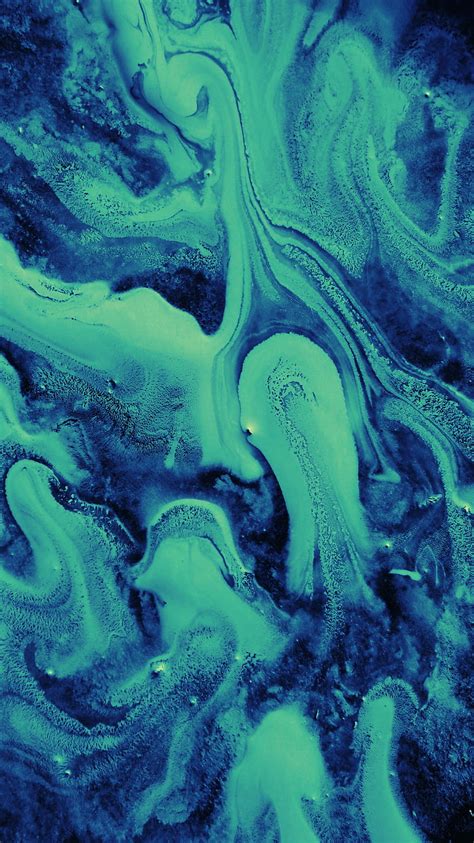 4K free download | Micro Cosmos II, Abstract, Blue, Liquid, The, green ...