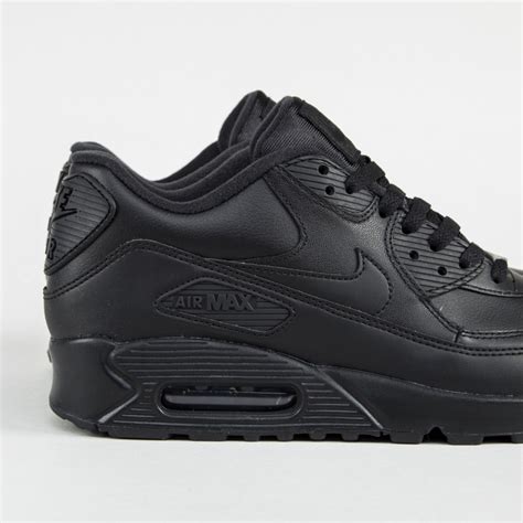 Nike Air Max 90 Leather (Black/Black) - Consortium.