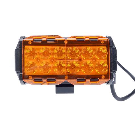 KAWELL® 18w K7-73 Series Led Light Bar Off Road Light Cover Amber Color (2 Pack)_led light cover ...
