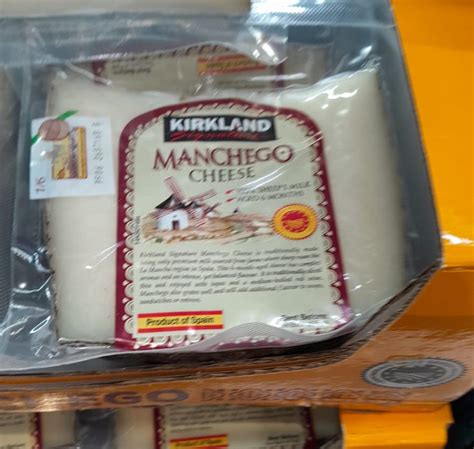 Kirkland Signature Manchego Cheese PDO 500G Spain - Fairdinks