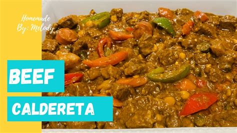 HOW TO COOK BEEF CALDERETA | THE BEST CALDERETA RECIPE - YouTube