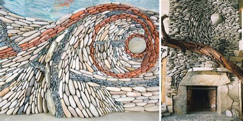 The Ancient Art Of Stone: Couple Creates Beautiful Rock Wall Art Installations | Bored Panda