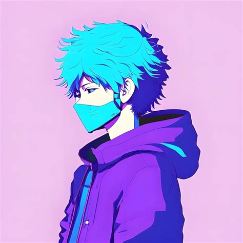 Premium AI Image | anime male avatar