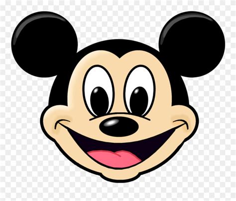 Mickey Mouse Head Vector - Mickey Mouse Face Transparent Clipart (#371928) - PinClipart