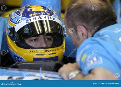 F1 2006 - Fernando Alonso Renault Editorial Photo - Image: 10758596