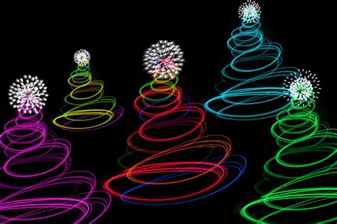 Photo of Abstract Christmas tree lights | Free christmas images