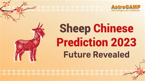 Sheep Chinese Horoscope 2023 - Chinese Zodiac Sheep 2023 Predictions