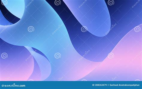 Abstract Illustration Vector Midnight Blue Gradient Wave Background ...