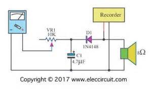 Analog vu meter schematic – Electronic projects circuits