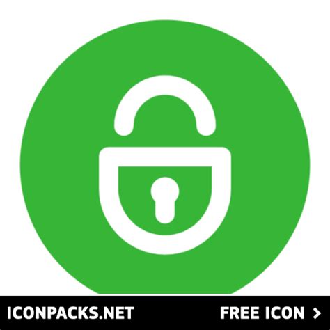 Free Green Padlock SVG, PNG Icon, Symbol. Download Image.