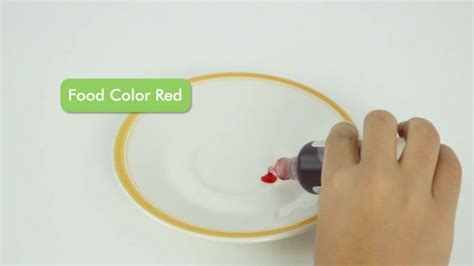 Red Food Coloring In A Cup