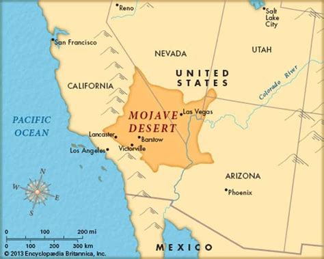 California Desert Region: Places to See in Mojave and Colorado Deserts