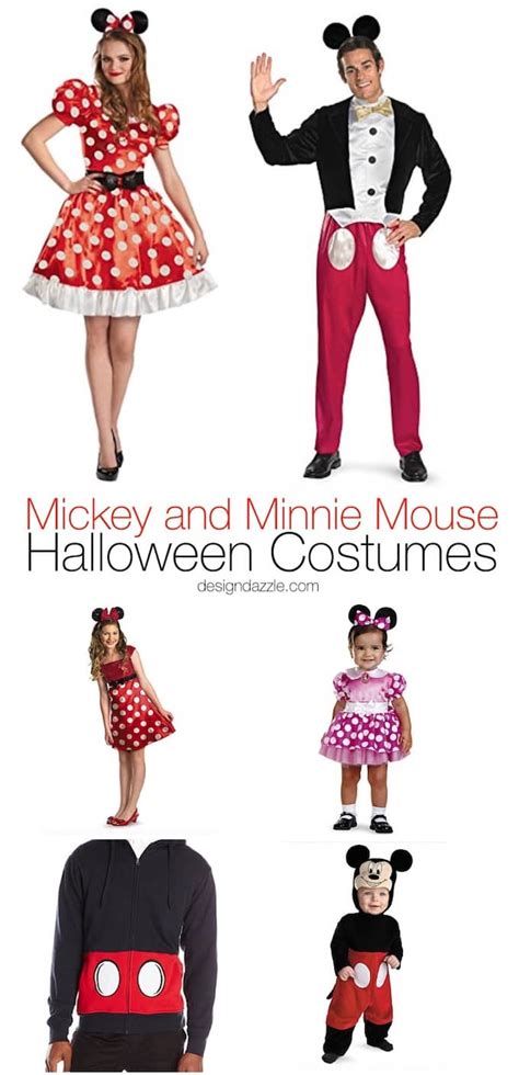 Marvelous DIY Mickey & Minnie Mouse Halloween Costume Ideas (Guys & Girls, Kids & Adults)