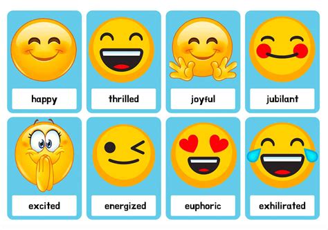 Emotion Cards Printable