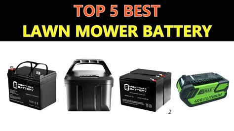 Best Lawn Mower Battery - 2020 - YouTube