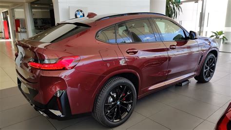 2022 BMW X4 xDrive20i M Sport Piedmont Red Color | Exterior and ...