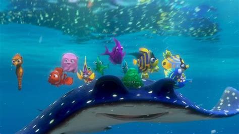 Nemo, his class & Mr. Ray - 'Finding Nemo' (2003) | Finding nemo, Finding nemo 2003, Nemo