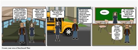 First Day Of School - Cartoon - 1164x385 PNG Download - PNGkit