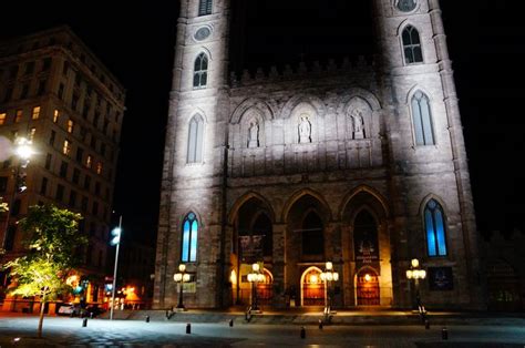 Montreal at Night. | Night, Landmarks, Montreal