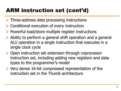 PPT - ARM Introduction & Instruction Set Architecture PowerPoint ...