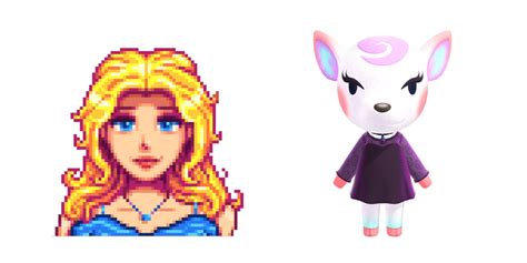 Stardew Valley Characters And Their Animal Crossing Counterparts