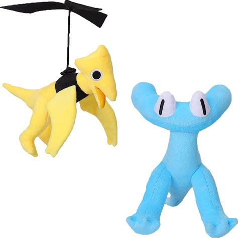 Rainbow Friends Chapter 2 Yellow Cyan Plush Toy Stuffed Toy for Boys ...