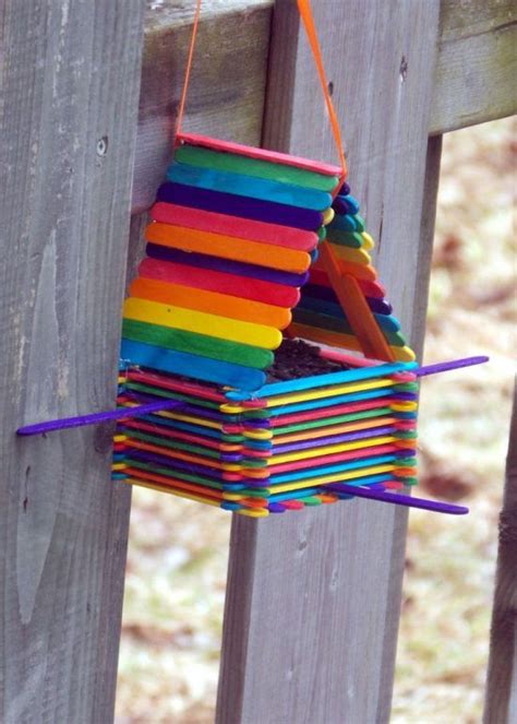 The WHOot | Craft stick crafts, Popsicle crafts, Birdhouse craft