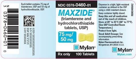 Maxzide: Package Insert / Prescribing Information