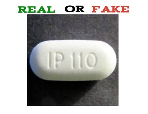 How To Spot Fake IP 110 Pill Vs Real - Public Health