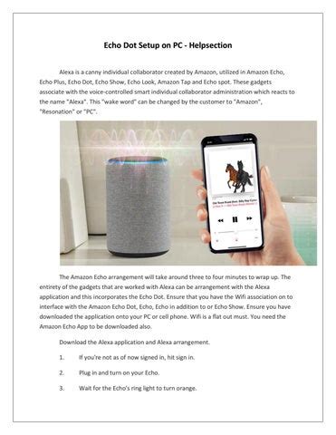 Echo Dot Setup on PC - Helpsection by smartechoguide7794 - Issuu