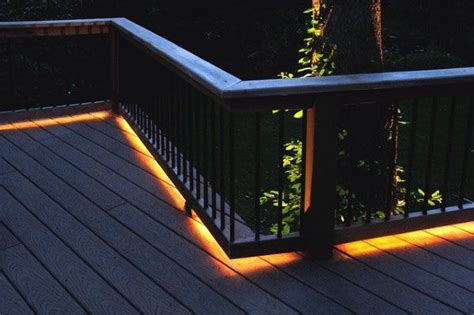 Under Railing Led Deck Lighting Ideas in 2020 (With images) | Deck lighting, Building a deck ...