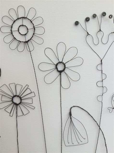 Wire Flowers, Paper Flowers, Wire Crafts, Bead Crafts, Fils D'aluminium ...