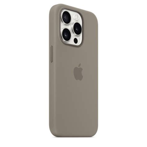 Buy Online iPhone 15 Pro Silicone Case with MagSafe - Clay in Qatar ...