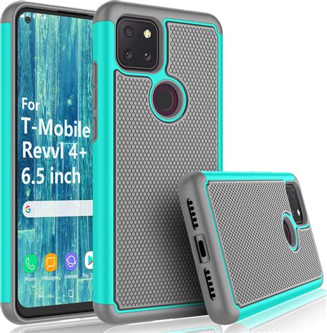 Amazon.com: Tekcoo Case for T-mobile Revvl 4 Plus/TCL Revvl 4+, [Tmajor] Shock Absorbing ...