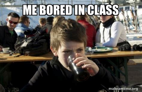 me bored in class - Lazy Elementary Student | Make a Meme