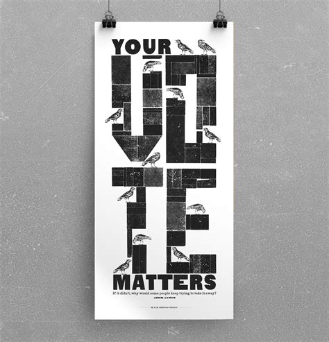 Your Vote Counts Poster - Etsy