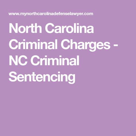 7 NC Felony Sentencing Charts ideas in 2021 | felony, sentences, misdemeanor