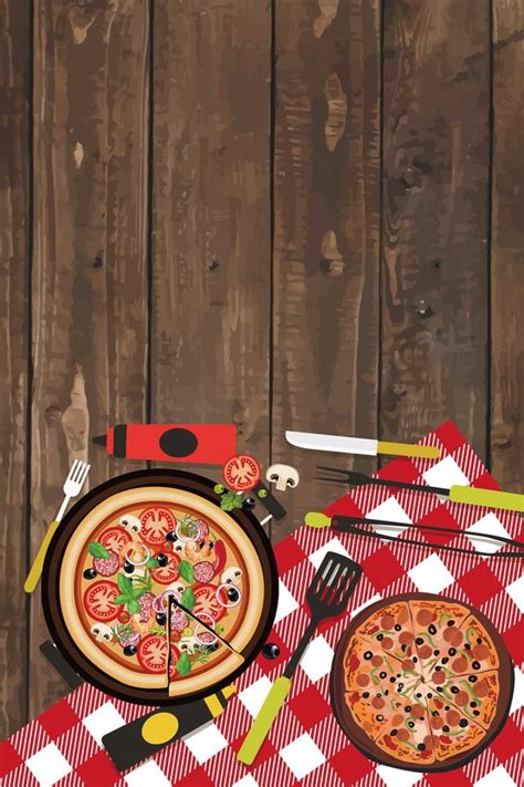 Delicious Pizza Background Material Wallpaper Image For Free Download ...