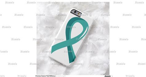 Ovarian Cancer Teal Ribbon 3 Barely There iPhone 6 Case | Zazzle