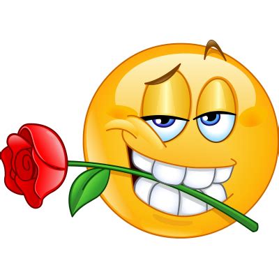 Rose in Mouth | Symbols & Emoticons