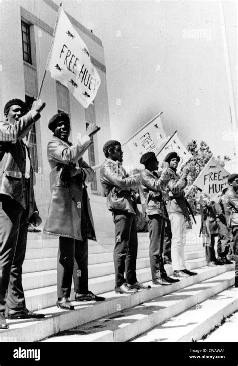 Black Panthers protest demonstrate against trial of Huey Newton in ...