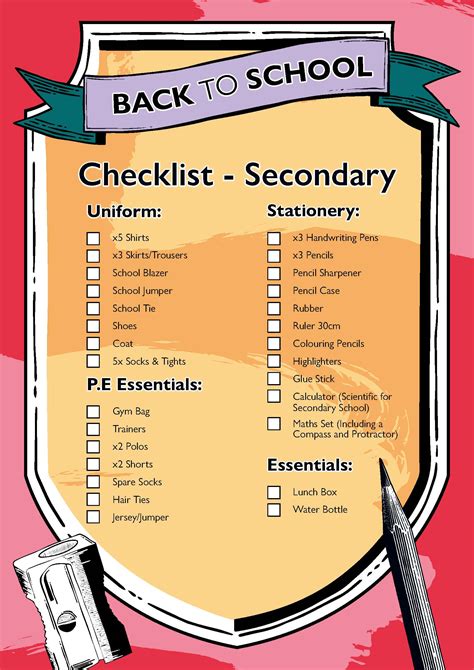 Back to School Checklist 2023 | School Supplies | Ryman