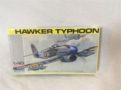 Airplanes 1/48 Monogram Hawker Typhoon RAF Ww2 Plastic Scale Model Kit ...