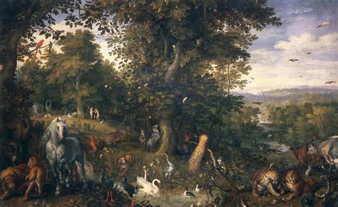 The Garden of Eden with the Fall of Man, 1609 - Jan Brueghel the Elder - WikiArt.org