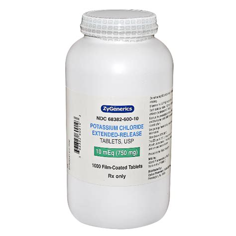 POTASSIUM CHLORIDE ER 10MEQ - RX Products