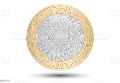 British Two Pound Coin Vector Illustration Eps10 Stock Illustration - Download Image Now - iStock