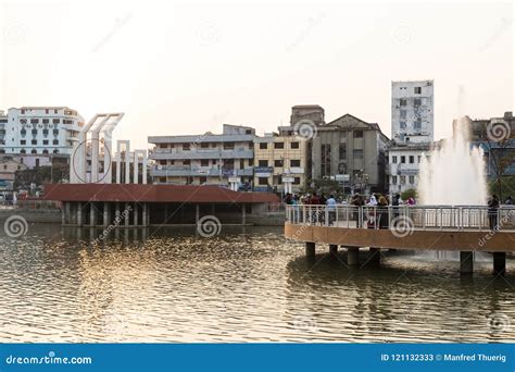 Khulna, Bangladesh, February 28 2017: City Center with Park Editorial ...