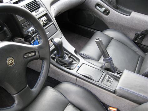 Nissan 300ZX/Z32 Shift Knob, E-brake Handle, Boots and Center Console Lid Cover – Interior ...